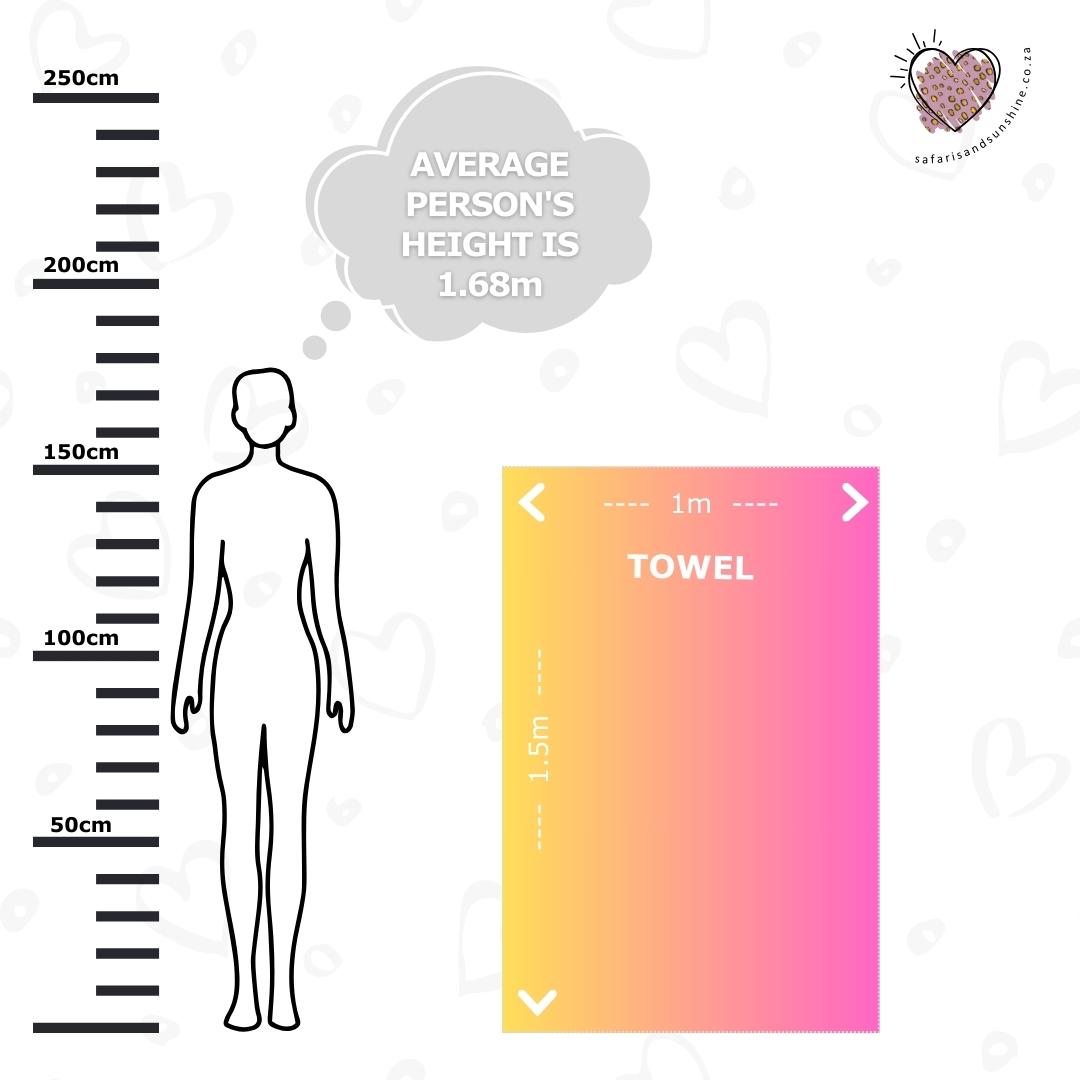 2 Photos with Text | Personalised Towel