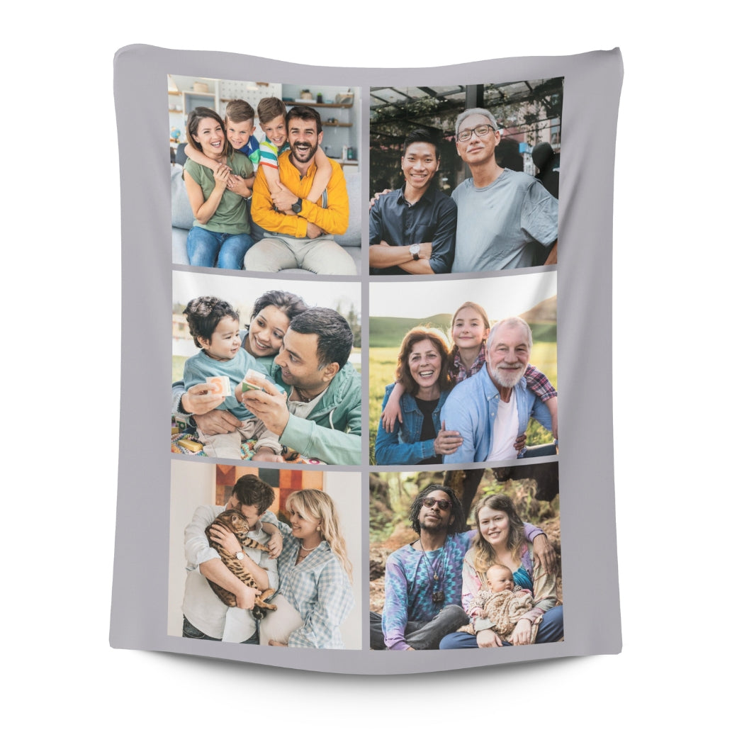6 Photos | Personalised Blanket