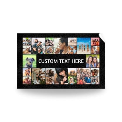 24 Photos with Text | Personalised Towel