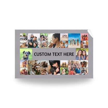 24 Photos with Text | Personalised Towel